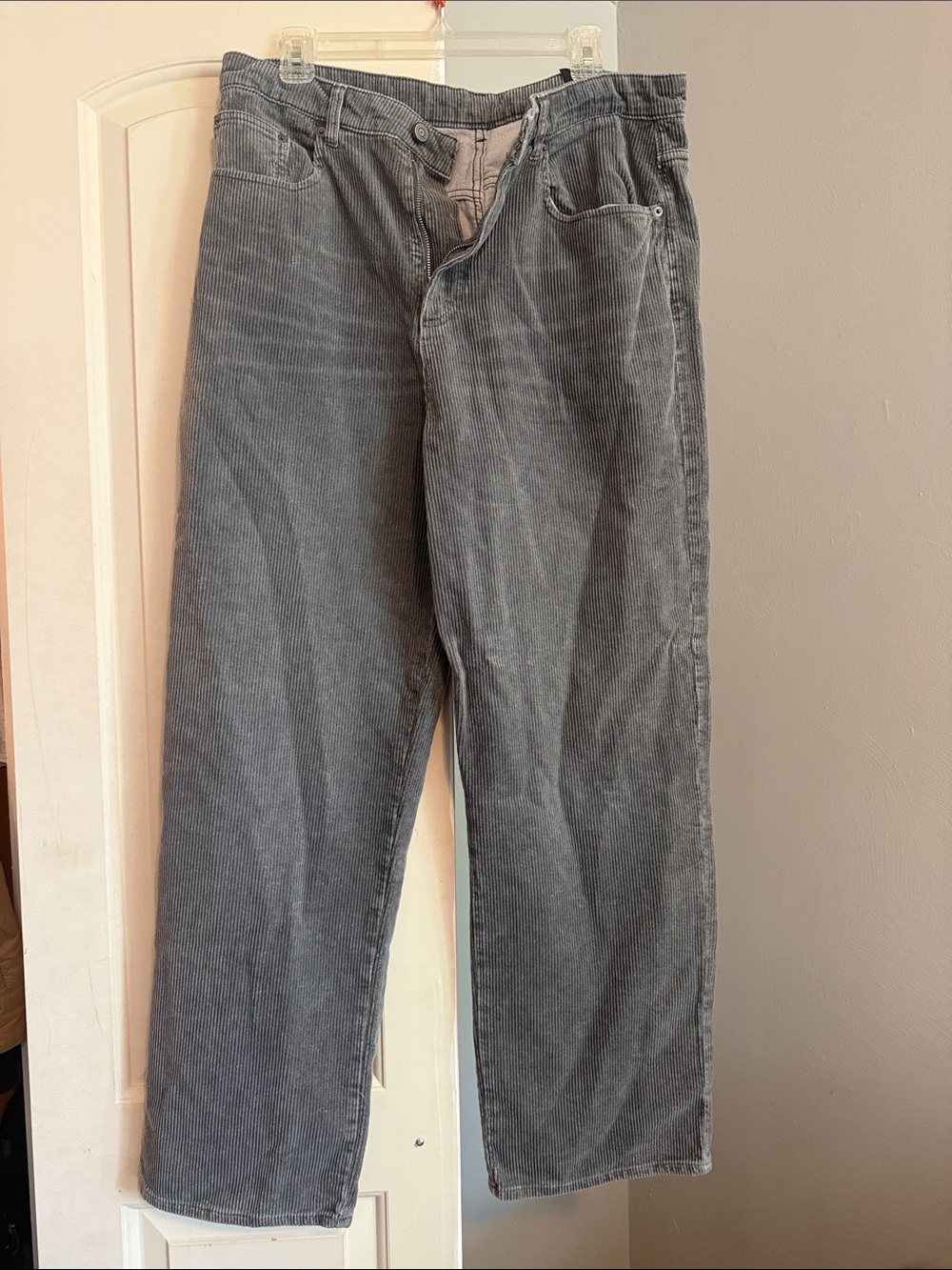 Corduroy baggy jeans